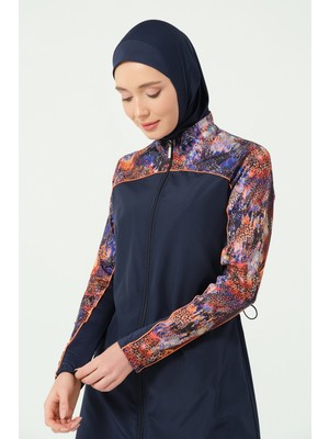 Trop Kıl Biye Süslemeli Tesettür Mayo