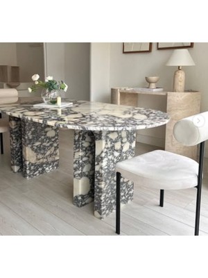 Menhun- Menekşe Mermer Masa