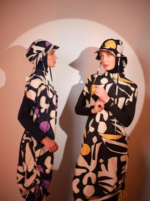 Alfasa Şapkalı Rahat Tesettür Mayo