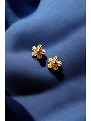 Şeffaf Klipsli Papatya Düğme Aksesuarı 1 Çift