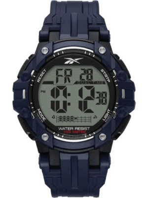 Reebok Rv-Cro-G9-Pgıg-Bg Lacivert Silikon Kordon Dijital Erkek Kol Saati