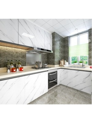 HobiDünyasıElif Mermer Desenli Yapışkanlı Tezgah Folyosu 5 mt.