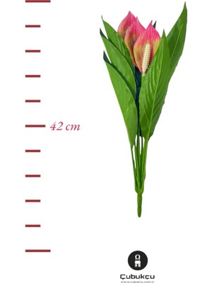 Yapay Tek Dal Lilyum ( Pembe )