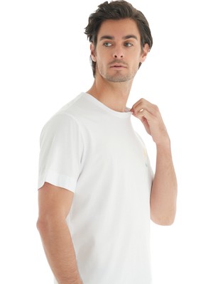 Blackspade Erkek T-Shirt 40734 - Krem