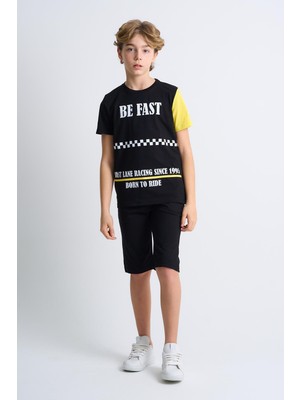 Alexandergardı Baskılı Çocuk T-Shirt-Şort Ikili Takım