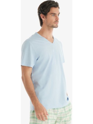 Blackspade Erkek T-Shirt 40717 - Mavi