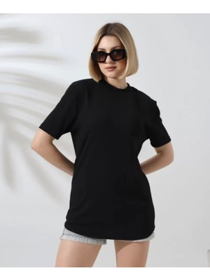 Narnuga Unisex Bisiklet Yaka Slim Fit Tshirt