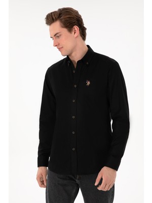 U.s. Polo Assn. Erkek Siyah Gömlek Basic 50297981-VR046