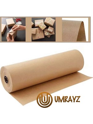 Umrayz 50 cmX5MT Kraft Kağıt Çeyiz Paketleme Kağıdı Ambalaj Kağıdı Paketleme Kağıdı Hediye Paketleme Kağıdı