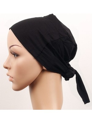 Ozcmax Dikişsiz Bağlamalı Tesettür Bone - Bağlamalı Bandana