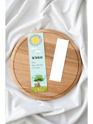 Öğrenci Kitap Ayracı Iyi Tatiller Temalı / 5-17 Cm. 30 Adet
