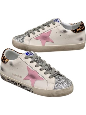 Globalux Women’s Golden Goose Pink Star Super-Star - Kadın sneaker golden goose