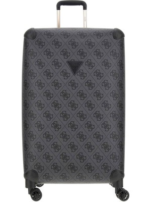 Guess Antrasit Çekçekli Sert Valiz Berta 18 In 4-Wheele - 89880