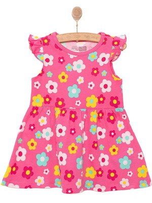 Hellobaby Basic Kız Papatya Desenli Elbise Kız Bebek