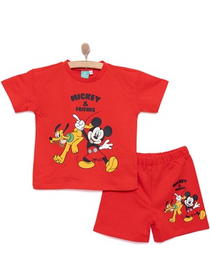 Disney Mickey Mouse Erkek Tshirt-Şort Erkek Bebek
