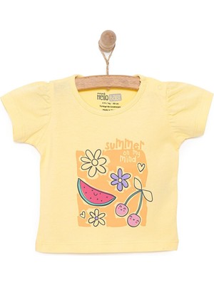 HelloBaby Basic Kız Meyve Baskılı T-Shirt Kız Bebek