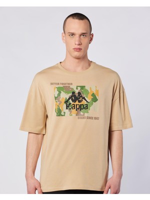 Tarsty Tee Erkek Bej Comfort Fit Tişört