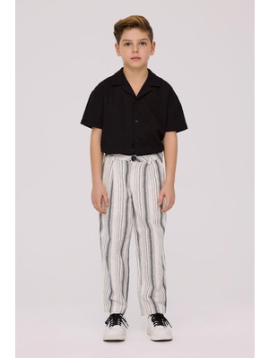 Nebbati Bg Store Erkek Çocuk Çizgili Pantolon
