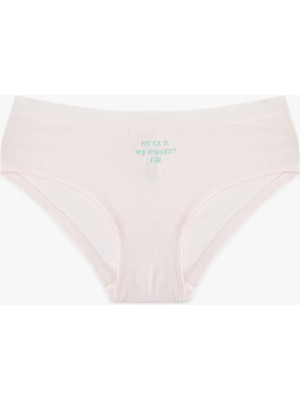 Koton Baskı Detaylı Yüksek Bel Pamuklu Kadın Hipster Külot