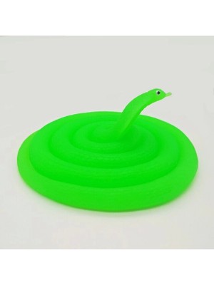 Narnuga Fosfor Yeşil Renk Gerçekçi Görünüm Şaka Yumuşak Yılan 120  cm  - MCT4930-7086