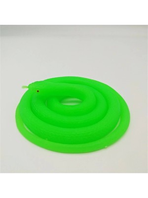 Narnuga Fosfor Yeşil Renk Gerçekçi Görünüm Şaka Yumuşak Yılan 120  cm  - MCT4930-7086