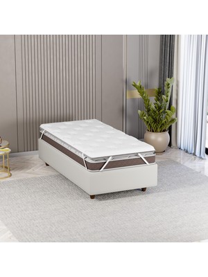 Mobpazar Serap Yatak Pedi Full Ortopedik 110 x 190 cm Örme Kumaşlı Nefes Alan Yapı ile Konforlu Uyku