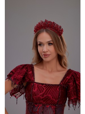 Simay Aksesuar ST833 Gelin,kına,nişan Tacı