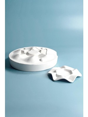 Ceramingo Semazen Kahve Fincan Tabağı - Alçı Kalıp