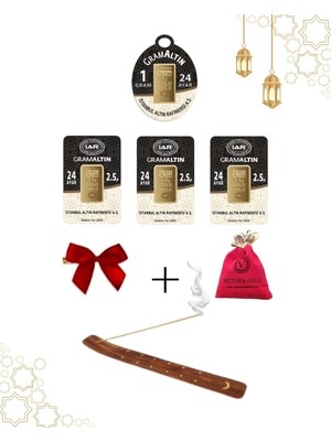 Victoria Gold 8,5 gr 24 Ayar 995 Altın Tütsülük hediye