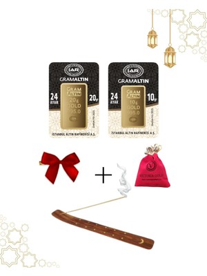 Victoria Gold 30 gr 24 Ayar  995 Altın  Hediyeli Tütsülük