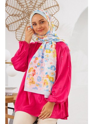 İpekhan Nature Desen Ince Pamuk Şal