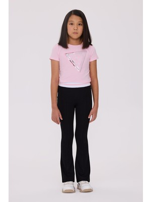 Guess Bg Store Kız Çocuk Siyah Pantolon