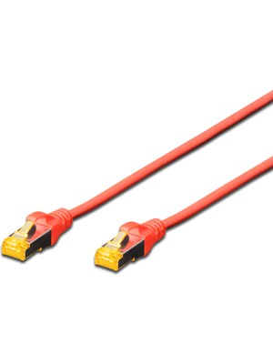 Assmann Digitus DK-1644-A-030/R 3 mt CAT6A AWG26/7 S/ftp Lszh Kırmızı Patch Cord Kablo