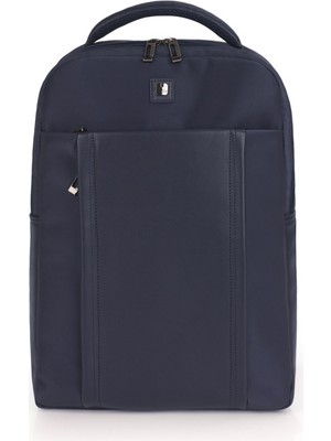 Gabol Jazz Dizüstü Bilgisayar ve Evrak Için Sırt Çantası 15.6" Lacivert Notebook Çantası