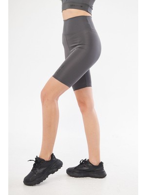 Lesa Wear Kadın Spor Şort Tayt Yüksek Bel Tasarımı ile Günlük Kullanım için Rahat