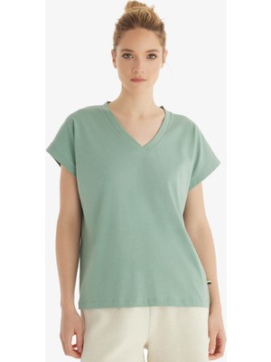 Blackspade Kadın T-Shirt 60553 - Yeşil