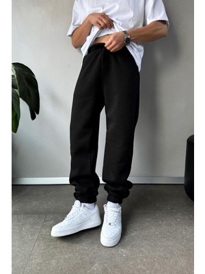 Regular Jogger Siyah Eşofman Altı