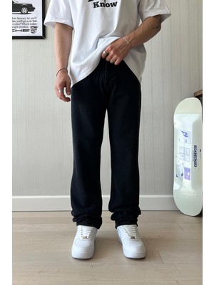 Basic Must Have Siyah Baggy Jean