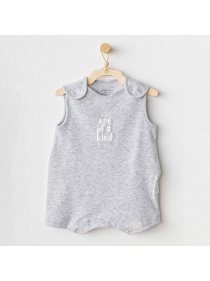 Andy Wawa Bebek Romper Basic Gri Tulum AC25895