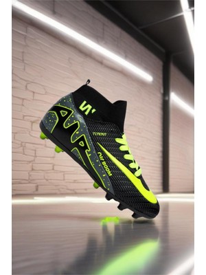 W25Y Ar Boom Çoraplı Erkek Krampon Halı Saha Ayakkabısı