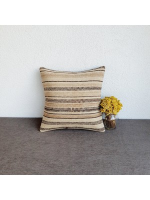 El Dokuma Kilim Kırlent Kılıfı 40X40 cm