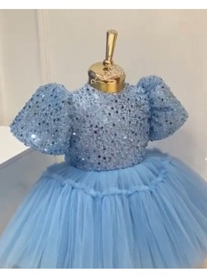 Prenses Tasarım Atölyesi Boncuklu Tül Detaylı Abiye