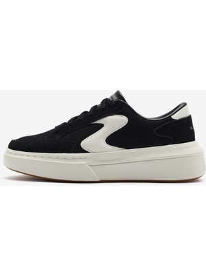 Skechers Cordova Classic - Game Time Kadın Siyah Sneakers 185064 Bknt