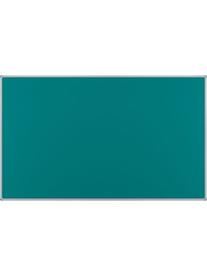 90X180 Turkuaz Kumaş Kaplı Alüminyum Çerçeve Pano