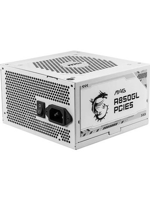 Msı 850W 80+ Gold A850GL Pcıe 5.0 Tam Modüler Power Supply Beyaz