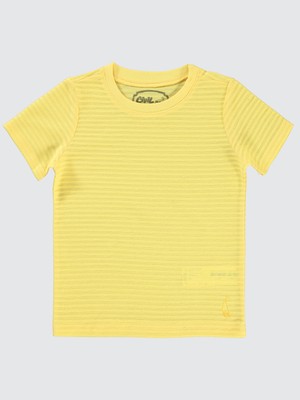 Civil Boys Erkek Çocuk Tişört 2-5 Yaş Açık Sarı