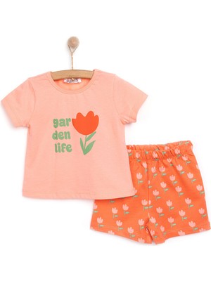 Hellobaby Motto Girl Tshirt-Şort