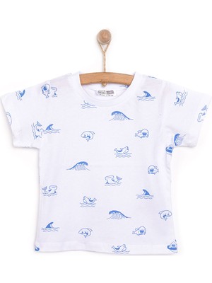 HelloBaby Baby Shark Erkek Tshirt Erkek Bebek