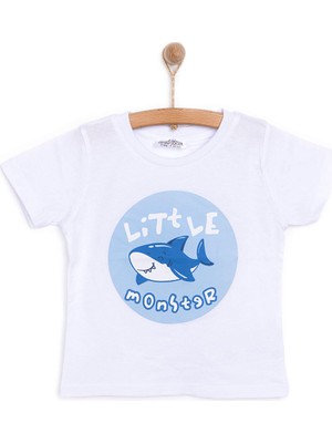 HelloBaby Baby Shark Erkek Tshirt Erkek Bebek