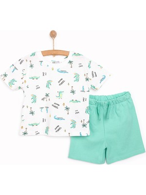 Hellobaby Crocodile Erkek Tshirt-Şort Erkek Bebek